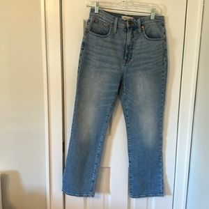 Madewell jeans. Slim Demi-boot. Size 28